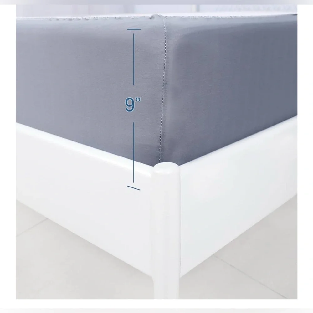 NEW Gray Twin Size Box Spring Cover Alternates for Bed Skirt Washable Dustproof